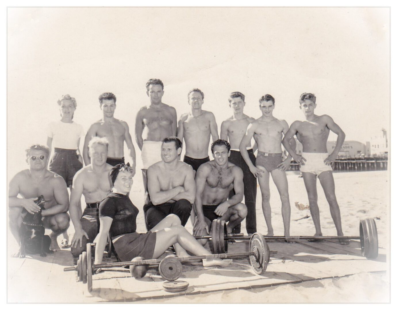 A group of men standing next to each other.